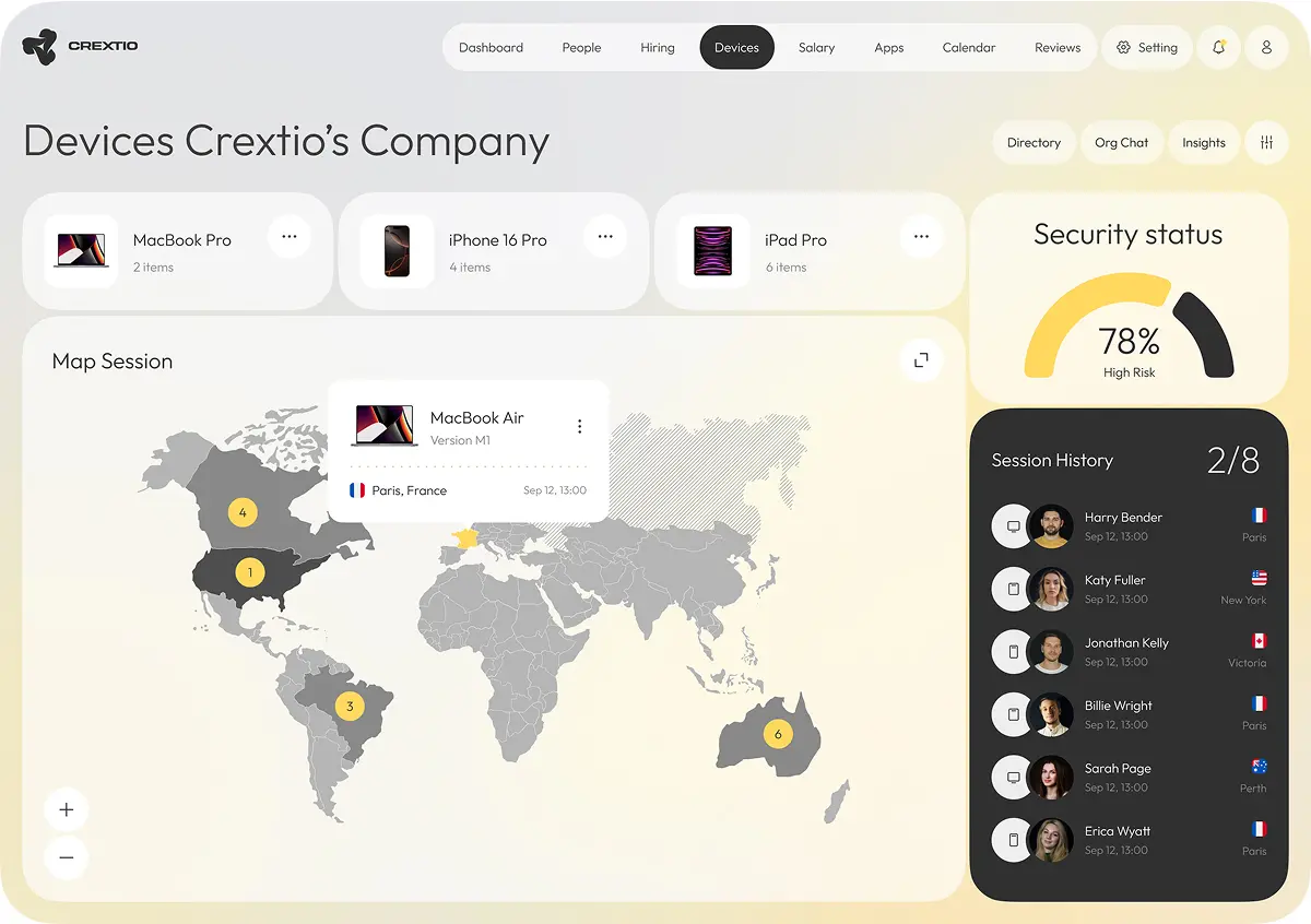 screen login